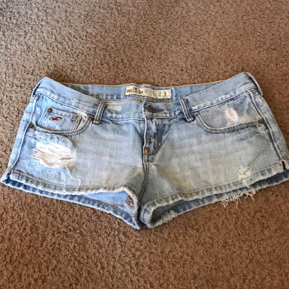 Hollister size 5 jean shorts
